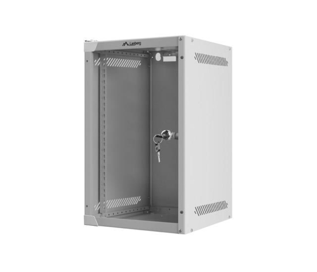 LANBERG Szafa wisząca 10 cali 9U 280x310mm szara WF10-2309-10S - 519081 - zdjęcie 3